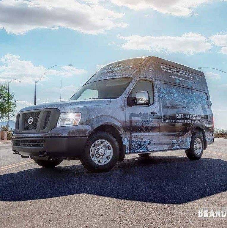 Lawson Family Plumbing service van